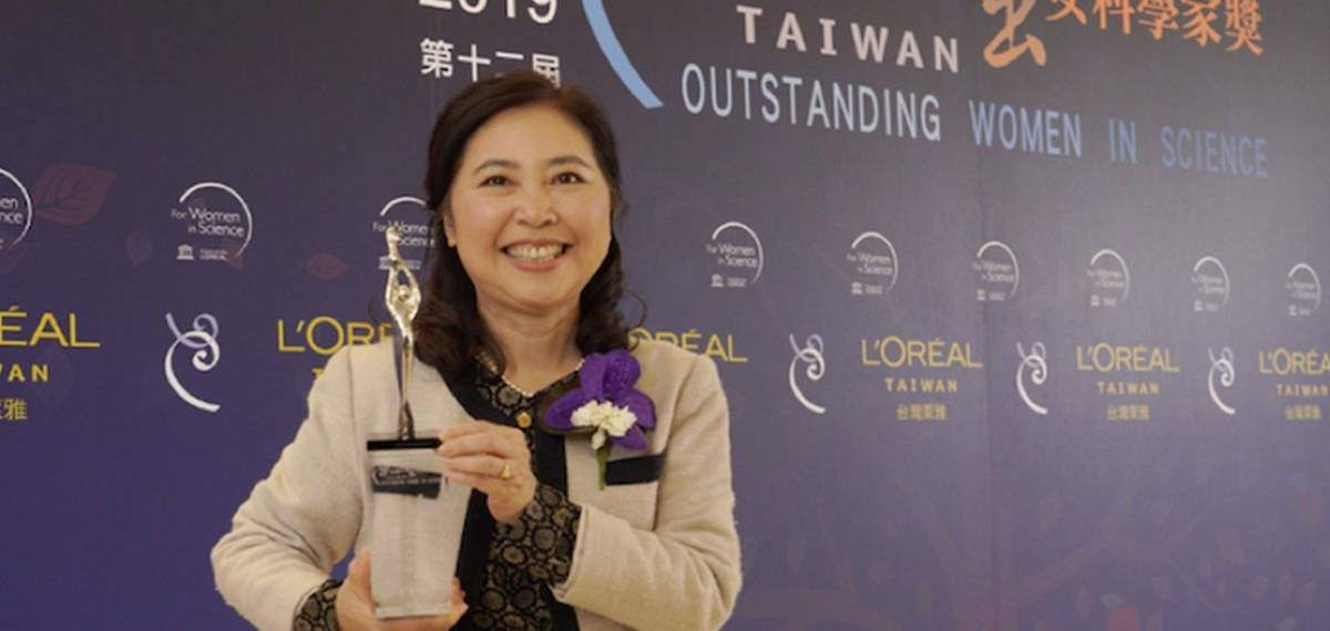 2019年第十二屆 台灣傑出女科學家獎「傑出獎」得主 李瑩英 教授